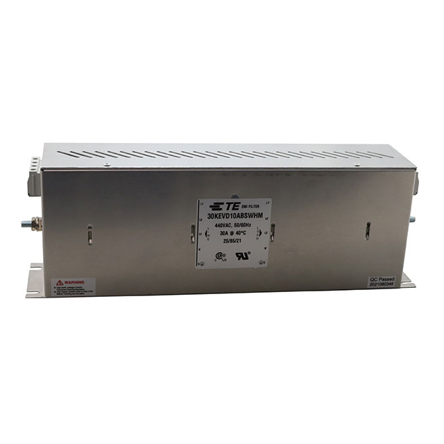 TE Connectivity Corcom Filters_30KEVD10ABSWHM