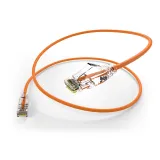 UNC GROUP_CS6A-04F-ORG_CABLE MOD 8P8C PLUG TO PLUG 4'