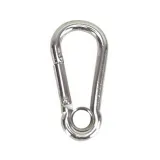 Whitecap_S-1111_7/16" EYE CARABINER SNAP, STAINL
