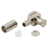 Amphenol RF_252100_CONN MCX PLUG R/A 50 OHM SOLDER