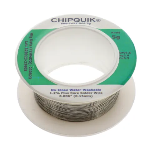 Chip Quik, Inc._SMDSWLF.006 5G_SOLDER WIRE SN96.5/AG3/CU0.5