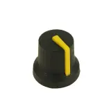 CLIFF_CL170850BR_Instrument knob black 16.8 mm, CL170850BR, Cliff