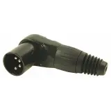 CLIFF_FC619304_RAMP 4P XLR MALE PLUG BLACK