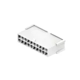 CnC Tech_4282-3-20-D_Conn Housing PL 20 POS 4.2mm Crimp ST Cable Mount White Bag