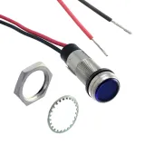 Dialight_6561403303F_LED 1/2" FLAT BLUE 12VDC LEAD