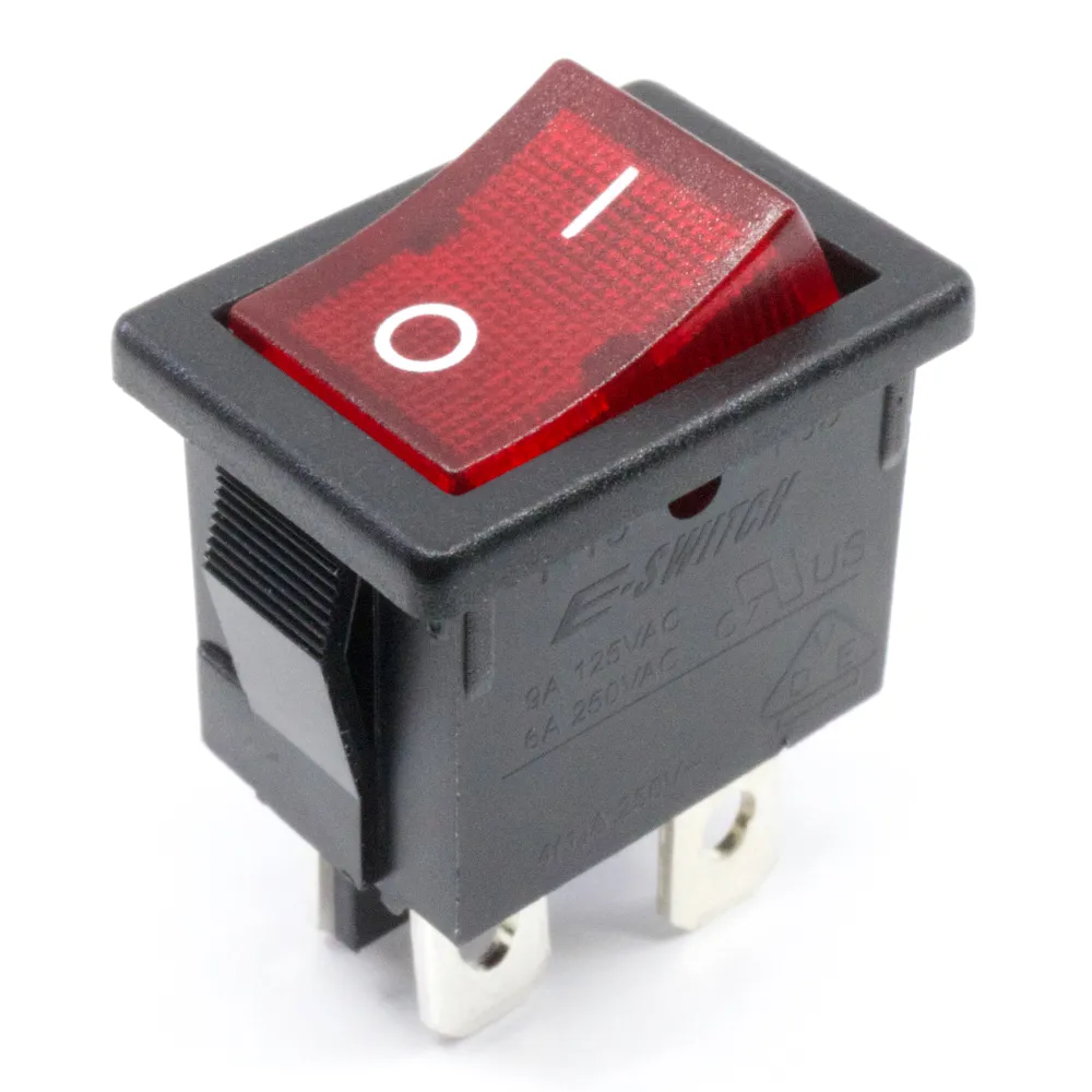 E-Switch_R1973BBLKRILFF2_SWITCH ROCKER DPST 9A 125V