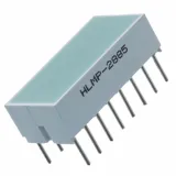 Everlight Electronics_HLMP2885_LED LGT BAR GRN HI EFF 8LED DIP