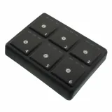 Grayhill, Inc._3K206-2RC3AG_SWITCH KEYPAD 6KEY ILLUM