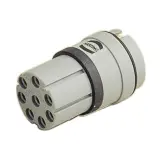 HARTING_09150073101_Circular Connector, 8 Contact(s), Polycarbonate, Female, Crimp Terminal,