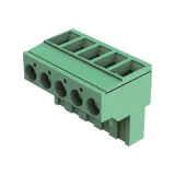 HARTING_14310617402000_Terminal Blocks Horizontal Screw termination Rated current 15 A Contacts 6 Copper alloy Tin plated PA / PPA Green