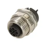 HARTING_21033092430_M12 S-CODE 3+PE PIN, FEMALE, SHI