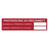 HellermannTyton_596-00239_with English Text Polyester,  92.25 x 25.4mm 50 Hazard Warning Label