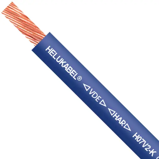 HELUKABEL_64125_HELUKABEL 	   	64125 	   	FIVENORM 1X1.5MM2 16AWG BLUE
