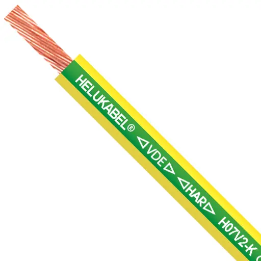 HELUKABEL_64156_FIVENORM H07V2-K GREEN-YELLOW 1C