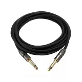 Io Audio Technologies_IO-IC109025-T2MBK_CABLE BLACK/GOLD CONN MONO 25'