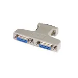 L-com_ADPT-DB15Y_Splitter Adapter,  DB15M - DB15F & DB15F