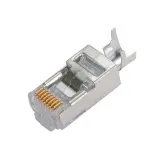 L-com_TSP8048C5S_Conn RJ-45 PL 8 POS Crimp ST Cable Mount 8 Terminal 1 Port Cat 6