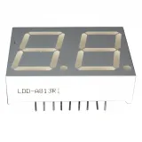 Lumex, Inc._LDD-A813RI_DISPLAY 7-SEG 0.8" DBL YLW 18DIP