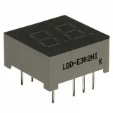 Lumex, Inc._LDD-E302NI_DISPLAY 7SEG 0.3" DBL GRN 10DIP