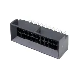 Molex_0444282004_20 Pos 3mm RA Solder Thru-Hole Connector, 5A, 600V