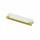 Molex_0522071660_Card Edge Connector, 16 Contact(s), 1 Row(s), Female, Right Angle, 0.039 inch Pitch, Surface Mount Terminal, Locking, Natural Insulator, Receptacle, ROHS AND REACH COMPLIANT