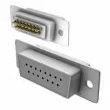 NorComp_772-E15-203R001_D Subminiature Connector, 15 Contact(s), Female, Solder Terminal, ROHS COMPLIANT