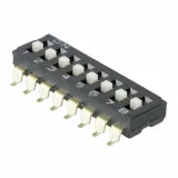 Omron Electronic Components_A6S-8104-H(VNM)_SWITCH SLIDE DIP SPST 0.025A 24V