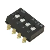 Omron Electronic Components_A6SN-4101_SWITCH SLIDE DIP SPST 0.025A 24V