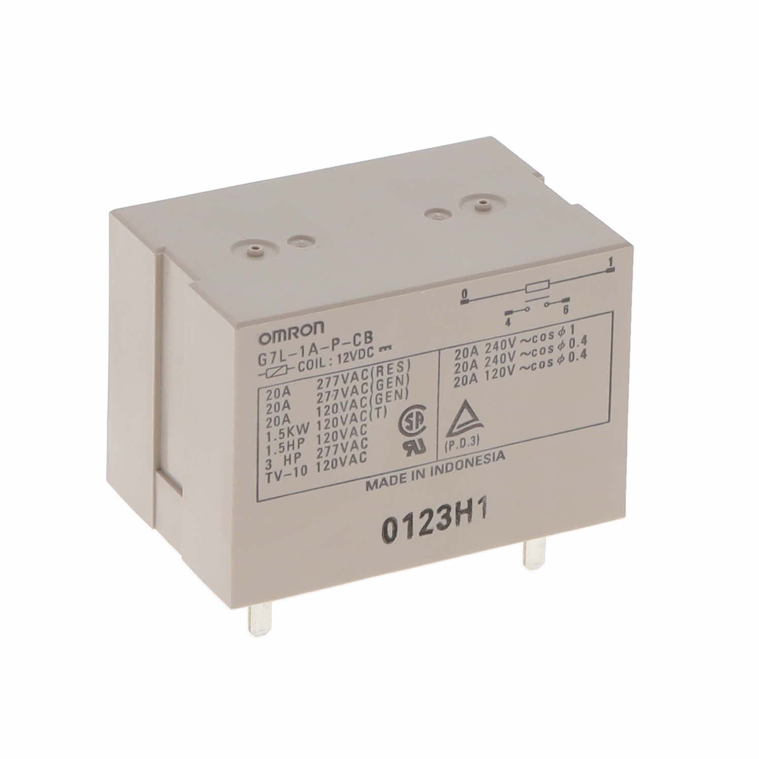 Omron Electronic Components_G7L-1A-P-CB DC12