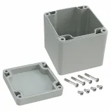 Phoenix Mecano_090808090_BOX ABS GRAY 3.228"L X 3.150"W