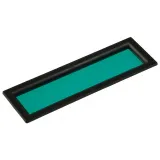PRD Plastics_6303060_LED DISPLAY BEZEL BLK W/GRN LENS