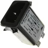 SCHURTER_5120.2307.0_15A 250V C14 Power Entry Module, Shielded, Panel Mount, QC