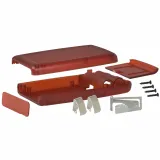 Serpac_H65AA,TRRD_BOX ABS TRN RED 4.94L X 2.75W