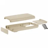 Serpac_H65ACPC,AL_BOX ABS ALMOND 4.94L X 2.75W
