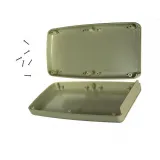 Serpac_H75,AL_BOX ABS ALMOND 7.2L X 3.65W