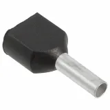 TE Connectivity AMP Connectors_966144-6_CONN FERRULE DIN TWO X 16AWG BLK