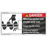 Tekima_TK.LB.D0030.AEC_DANGER LABEL, 12 PCS/PACK