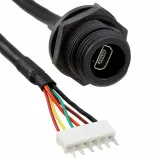Bulgin_PX0457_BULGIN - PX0457 - Computer Cable, USB Mini AB Socket, 0.45ft, Black