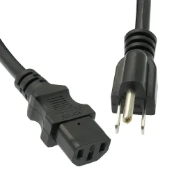 CableMAX_CM-210133BKBSTK_10Ft Computer Power Cord 5-15P t