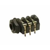 CLIFF_CL12391A_CLIFF 1/4 SOCKETS, TYPE: STEREO, SWITCHED, BBB, NUT MATERIAL: BLACK PLASTIC, FEATURE: ALL MODELS CONSISTS OF A DURABLE NYLON BODY AND SOLID NI-AG FOR SUPERIOR PERFORMANCE, QUANTITY: MINIMUM TEN PIECES