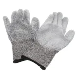 Desco_17134_GLOVES POLYETHYLENE GRY/WHT LG