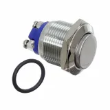 E-Switch_PV1H640NN_Switch Push Button OFF (ON) SPST Round Button 2A 36VDC Momentary Contact Screw Panel Mount