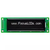 Focus LCDs_C202B-KW-LW65_20X2 FSTN BLACK CHARACTER LCD