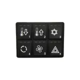 Grayhill, Inc._3K206-2RN3AG_SWITCH KEYPAD 6KEY ILLUM
