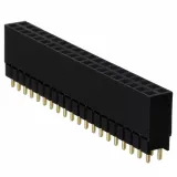 Harwin_M20-6112045_40 Pos 2.54mm Receptacle Header, Straight, Solder, Thru-Hole, Black