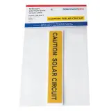 HellermannTyton_596-00673_LABEL ELECTRL WARN 6.5"X1" 10PC