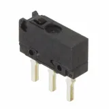 Panasonic_AV4404_Snap Acting/Limit Switch, SPDT, Momentary, 0.5A, 30VDC, 0.4mm, Solder Terminal, Pin Plunger Actuator, Through Hole-straight, ROHS COMPLIANT