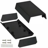 Serpac_A21,BK_Enclosure, Clamshell, Desktop, ABS, UL94HB, Black, 4.25x2.6x1.125 In, A Series
