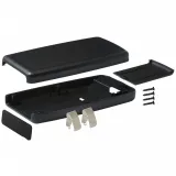Serpac_H75 9V,BK_BOX ABS BLACK 7.200"L X 3.650"W