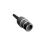 TE Connectivity_QCM019PC2DC003_19 Pos Circular Cable Assembly, 30AWG, 200°C, Nickel/Gold Copper
